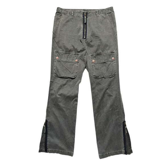 Jean Paul Gaultier Flared zippered cargo pant